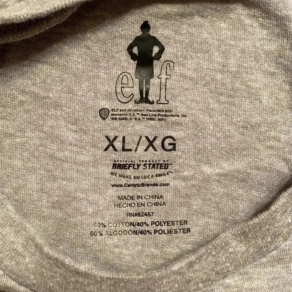 Elf OMG It’s Santa Tee Shirt Size XL. Christmas T Shirt, Ugly Sweater Contest. - Picture 5 of 11